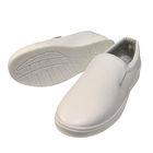Zapatos de trabajo antistaticos blancos de cuarto limpio con plantilla conductiva de PU